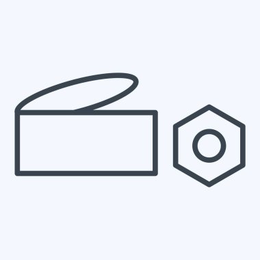 Simgesel metal atığı. Geri dönüşüm sembolüyle ilgili. Sıra tarzı. dizayn edilebilir