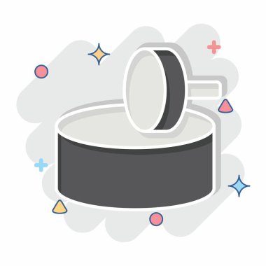 Simge değirmeni. Tarih öncesi sembolle ilgili. Çizgi roman. dizayn edilebilir