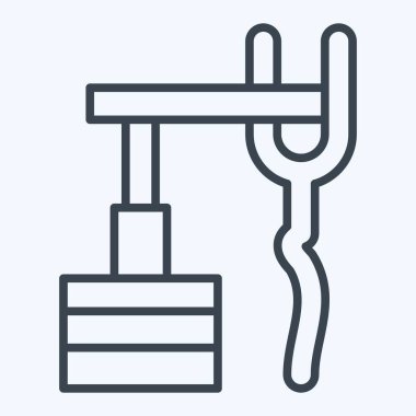 Simge Newton Beşiği. Tarih öncesi sembolle ilgili. Sıra tarzı. dizayn edilebilir