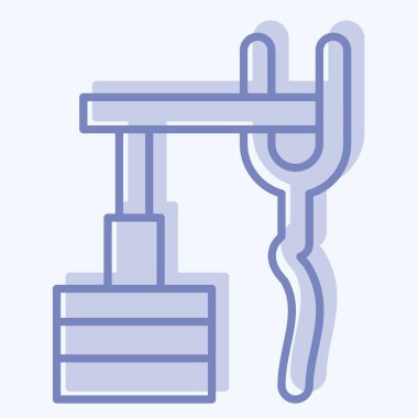 Simge Newton Beşiği. Tarih öncesi sembolle ilgili. İki ton stili. dizayn edilebilir