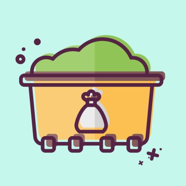 Simge Ayırma Koleksiyonu. Geri dönüşüm sembolüyle ilgili. MBE tarzı. dizayn edilebilir