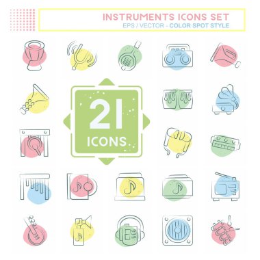 Simge Ayarlama Aletleri. Mucik sembolüyle ilgili. Renkli Leke Biçimi. dizayn edilebilir