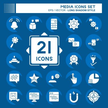 Simge Ayarlama Ortamı. Eğitim sembolüyle ilgili. Uzun gölge tarzı. dizayn edilebilir