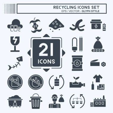 Simge Geri Dönüşümü Ayarla. Eğitim sembolüyle ilgili. Kabartma tarzı. dizayn edilebilir