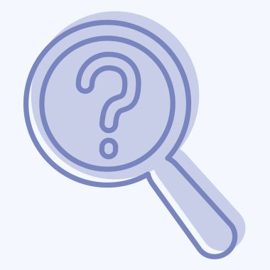 Simge Şüphelisi. Polis sembolüyle ilgili. İki ton stili. dizayn edilebilir