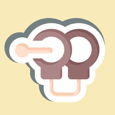 Çıkartmalı kelepçeler. Polis sembolüyle ilgili. dizayn edilebilir