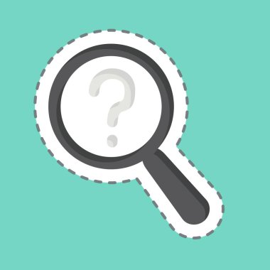 Çıkartma çizgisi şüpheliyi kesti. Polis sembolüyle ilgili. dizayn edilebilir