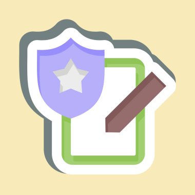 Çıkartma Emri. Polis sembolüyle ilgili. dizayn edilebilir