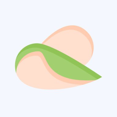 Simge bademi. Doğal Organik Kozmetik Sembolü ile ilgili. Düz stil. dizayn edilebilir