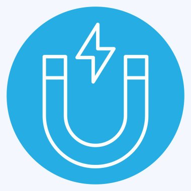 Simge Attrack. Medya sembolüyle ilgili. Mavi gözlü. dizayn edilebilir