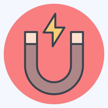 Simge Attrack. Medya sembolüyle ilgili. renk arkadaşı stili. dizayn edilebilir