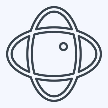 Simge 360 derece. Yazdırma sembolüyle ilgili. Sıra tarzı. dizayn edilebilir