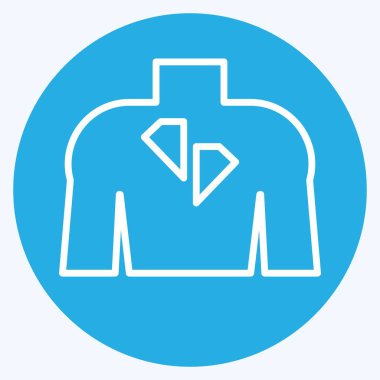 Simge Sırtı Tatto. Dövme sembolüyle ilgili. Mavi gözlü. dizayn edilebilir