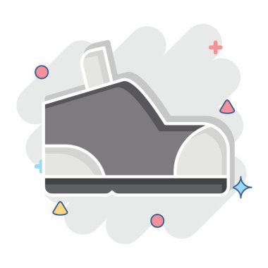 Simge Tekmesi. Macera sembolüyle ilgili. Çizgi roman. dizayn edilebilir