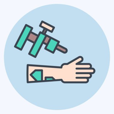 Simge Kol Tatto. Dövme sembolüyle ilgili. renk arkadaşı stili. dizayn edilebilir