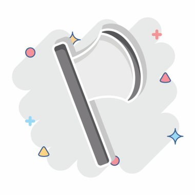 Simge Baltası. Cadılar Bayramı sembolüyle ilgili. Çizgi roman. dizayn edilebilir