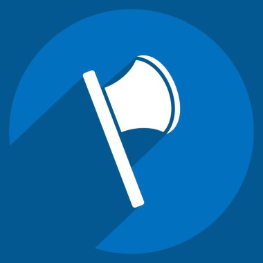 Simge Baltası. Cadılar Bayramı sembolüyle ilgili. Uzun gölge tarzı. dizayn edilebilir