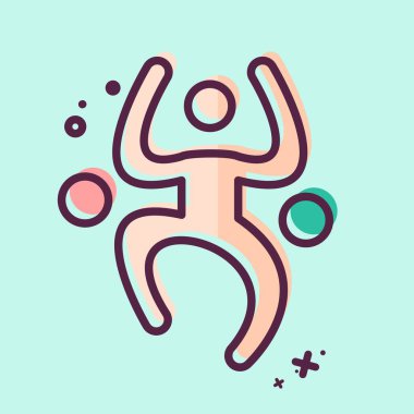 Simge Tırmanışı. Macera sembolüyle ilgili. MBE tarzı. dizayn edilebilir