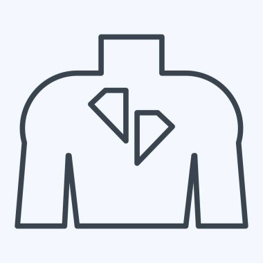 Simge Sırtı Tatto. Dövme sembolüyle ilgili. Sıra tarzı. dizayn edilebilir