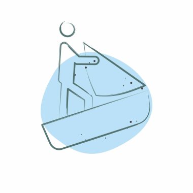 Simge Veritabanı. Macera sembolüyle ilgili. Renkli Leke Biçimi. dizayn edilebilir