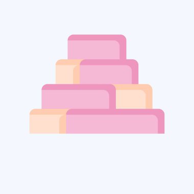 Simge Kompost. Doğal Kaynaklar sembolüyle ilgili. Düz stil. dizayn edilebilir