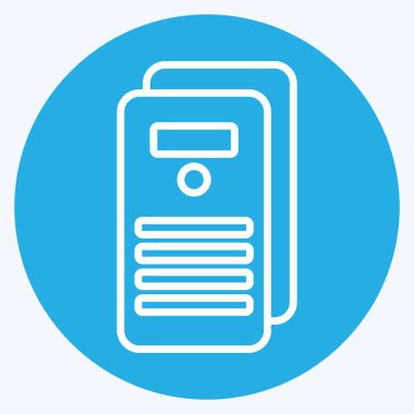 Simge Belgesi. Vergi sembolüyle ilgili. Mavi gözlü. dizayn edilebilir