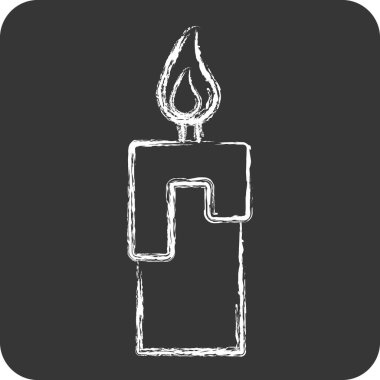 Simge Döküntüleri. Cadılar Bayramı sembolüyle ilgili. Tebeşir stili. dizayn edilebilir