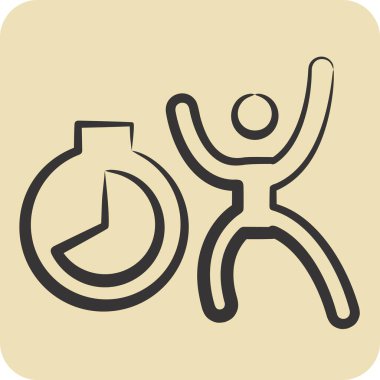 Simge geri sayımı. Yeni yıl sembolüyle ilgili. El çizimi tarzı. dizayn edilebilir