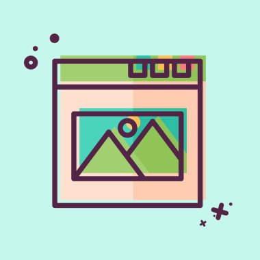 Simgesel Dijital Sanat. Metaverse sembolüyle ilgili. MBE tarzı. dizayn edilebilir