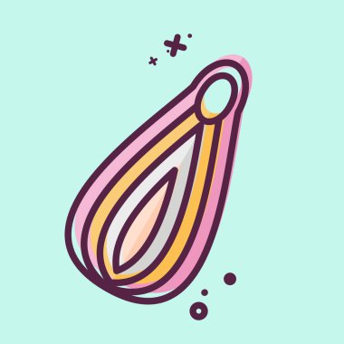 Icon Eko Ağ Torbası. Sera sembolüyle ilgili. MBE tarzı. dizayn edilebilir