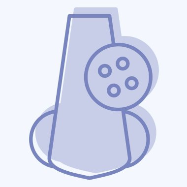 Simge Comedo. Dermatoloji sembolüyle ilgili. İki ton stili. dizayn edilebilir