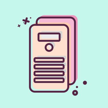 Simge Belgesi. Vergi sembolüyle ilgili. MBE tarzı. dizayn edilebilir