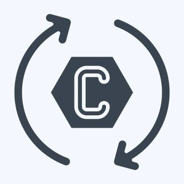 Simgesel soğutucu. Dermatoloji sembolüyle ilgili. Kabartma tarzı. dizayn edilebilir