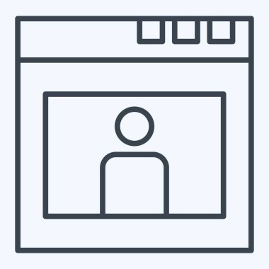 Simgesel Dijital Kimlik. Metaverse sembolüyle ilgili. Sıra tarzı. dizayn edilebilir