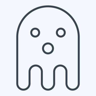 Simge Hayaleti. Cadılar Bayramı sembolüyle ilgili. Sıra tarzı. dizayn edilebilir