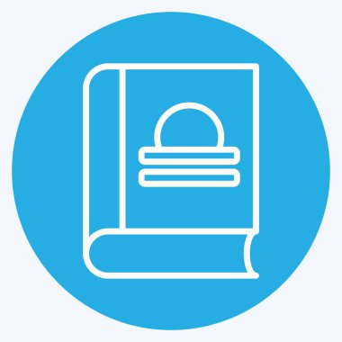 Simge Kanun Kitabı. Vergi sembolüyle ilgili. Mavi gözlü. dizayn edilebilir