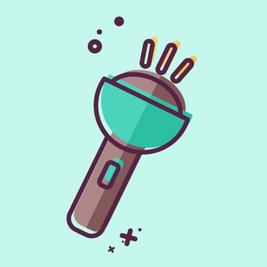 Simge Flashligh. Macera sembolüyle ilgili. MBE tarzı. dizayn edilebilir