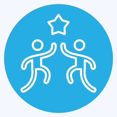 Simge Arkadaşları. Yeni yıl sembolüyle ilgili. Mavi gözlü. dizayn edilebilir