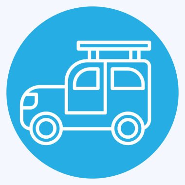 Simge cipi. Macera sembolüyle ilgili. Mavi gözlü. dizayn edilebilir