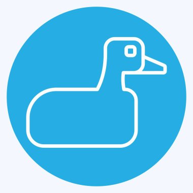 Simge Kaz. Hayvanlar sembolüyle ilgili. Mavi gözlü. dizayn edilebilir