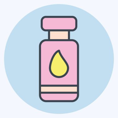 Simge mürekkebi. Yazdırma sembolüyle ilgili. renk arkadaşı stili. dizayn edilebilir