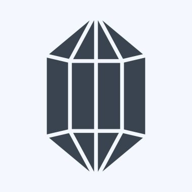 Simge mücevheri. Doğal Kaynaklar sembolüyle ilgili. Kabartma tarzı. dizayn edilebilir