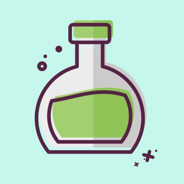 Simge Eski. Meşrubat sembolüyle ilgili. MBE tarzı. dizayn edilebilir