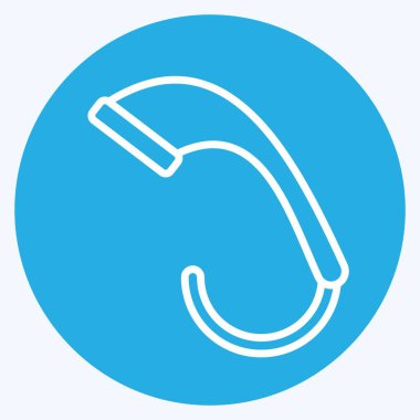 Simge Düşük Akış Duş Başlıkları. Sera sembolüyle ilgili. Mavi gözlü. dizayn edilebilir