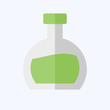 Simge Eski. Meşrubat sembolüyle ilgili. Düz stil. dizayn edilebilir