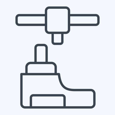 Simge Protezi. Yazdırma sembolüyle ilgili. Sıra tarzı. dizayn edilebilir