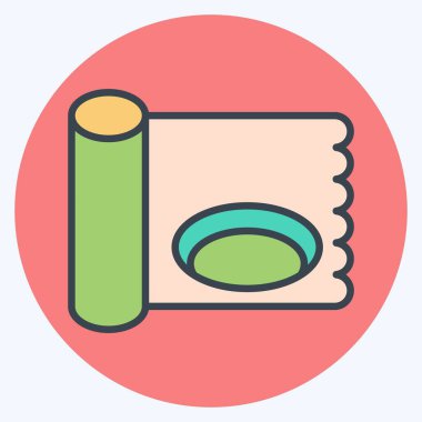 Simge Alüminyum. Atık Ayıklama sembolüyle ilgili. renk arkadaşı stili. dizayn edilebilir