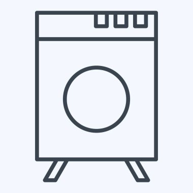 Simge Aygıtı. Atık Ayıklama sembolüyle ilgili. Sıra tarzı. dizayn edilebilir