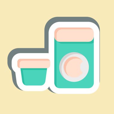 Çıkartmalı Çamaşır. Tuvalet sembolüyle ilgili. dizayn edilebilir