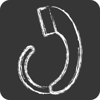 Simge duş başlığı. Tuvalet sembolüyle ilgili. Tebeşir stili. dizayn edilebilir